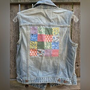 Upcycled Denim Vest
